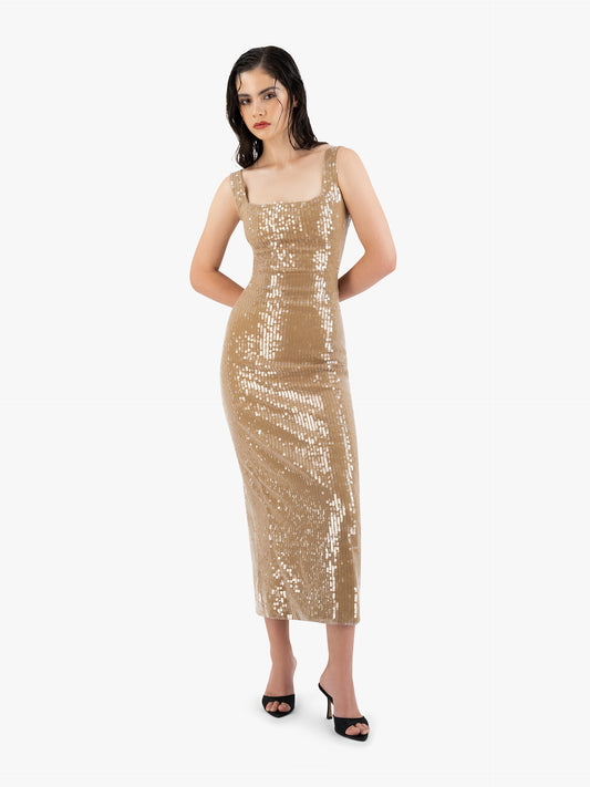 HONEY MIDI DRESS