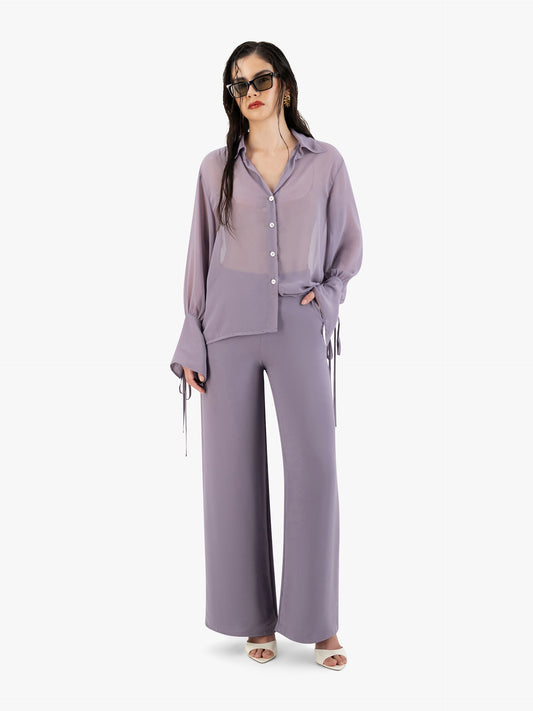 KAY TROUSERS IN LILAC