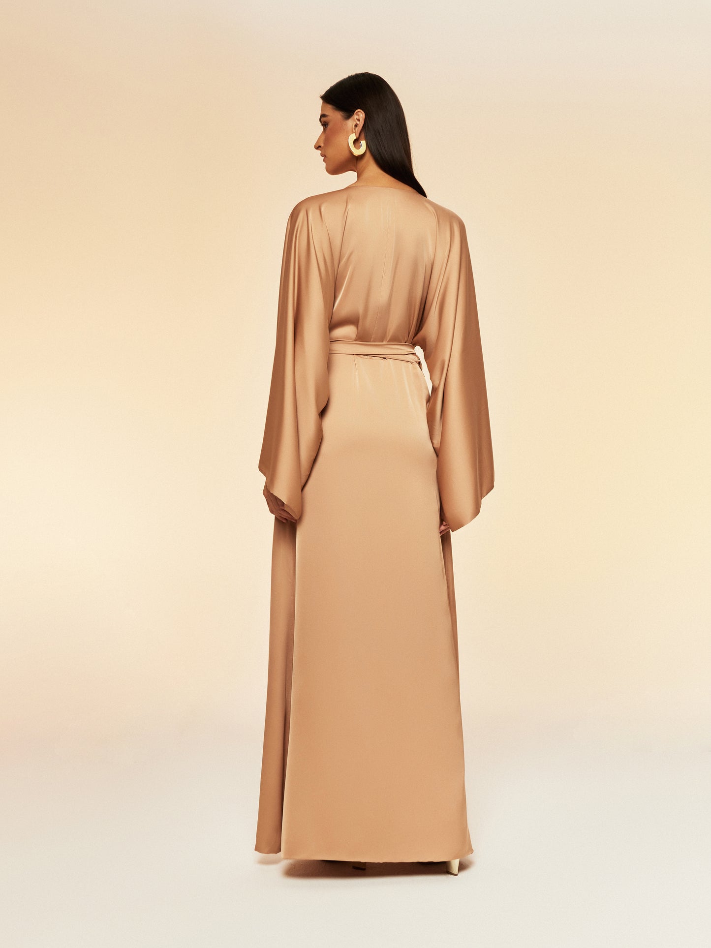 ILANA DRESS IN BEIGE