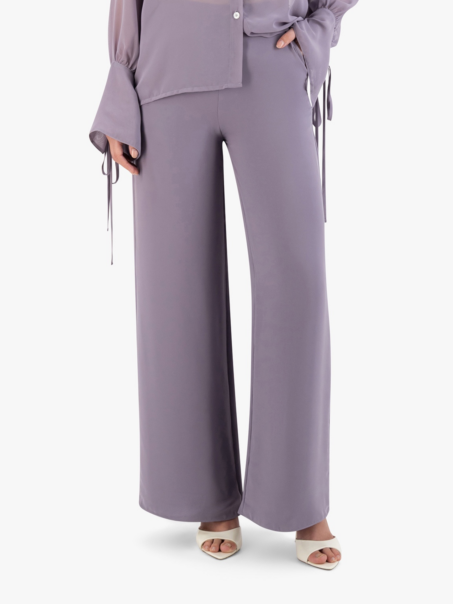 KAY TROUSERS IN LILAC